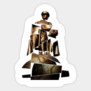 Deformed Statue 3 Sticker